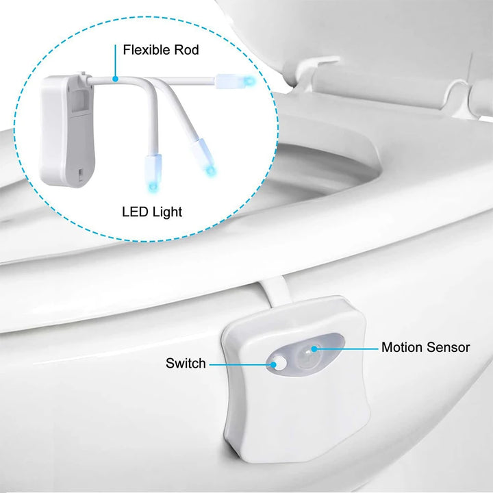 Iluminação Noturna Inteligente para Banheiro: Ambiente e Conforto Colorido