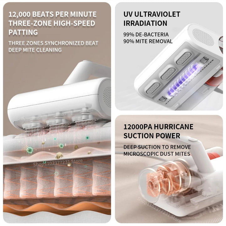 Xiaomi Mijia Mite Remover 2 Para Cama Esterilização UV