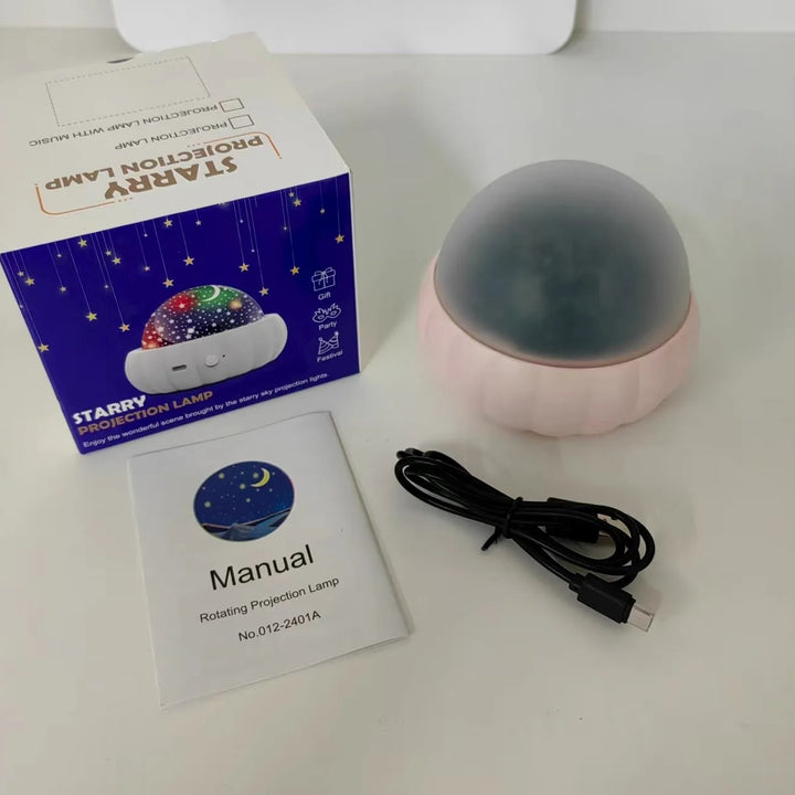 Luz noturna projetor usb candeeiros de mesa sala de jogos home theater teto decoração de casamento dia das bruxas gira automaticamente by Casa Perfeita