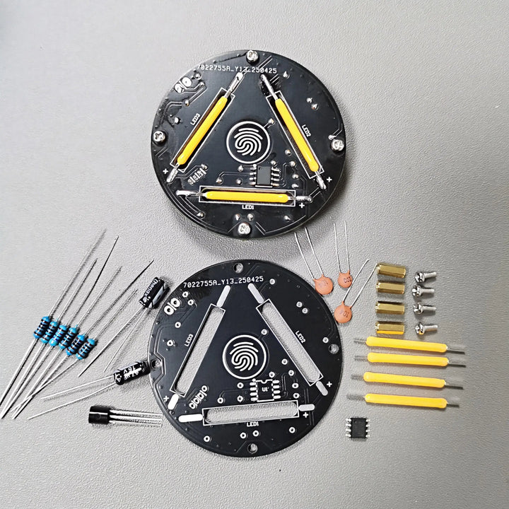 Kit Eletrônica Diy Toque Brilho Contínuo Para Makers