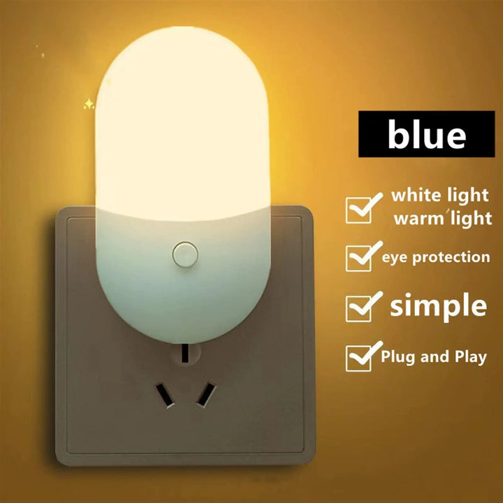 Cabeceira LED Night Light, UE EUA Plug, Lâmpada Do Quarto, Home Supply, Presente, 220V AC by Casa Perfeita