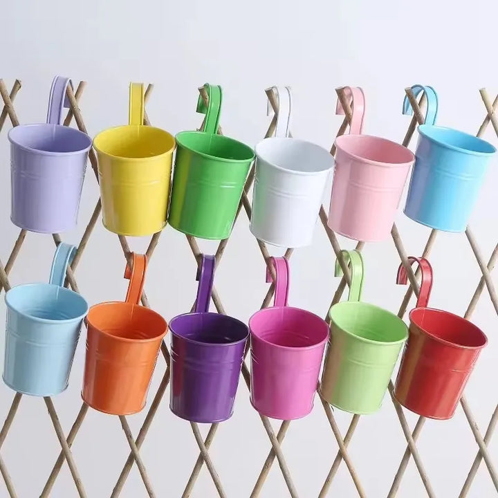 10 vasos de ferro pastoral para varanda