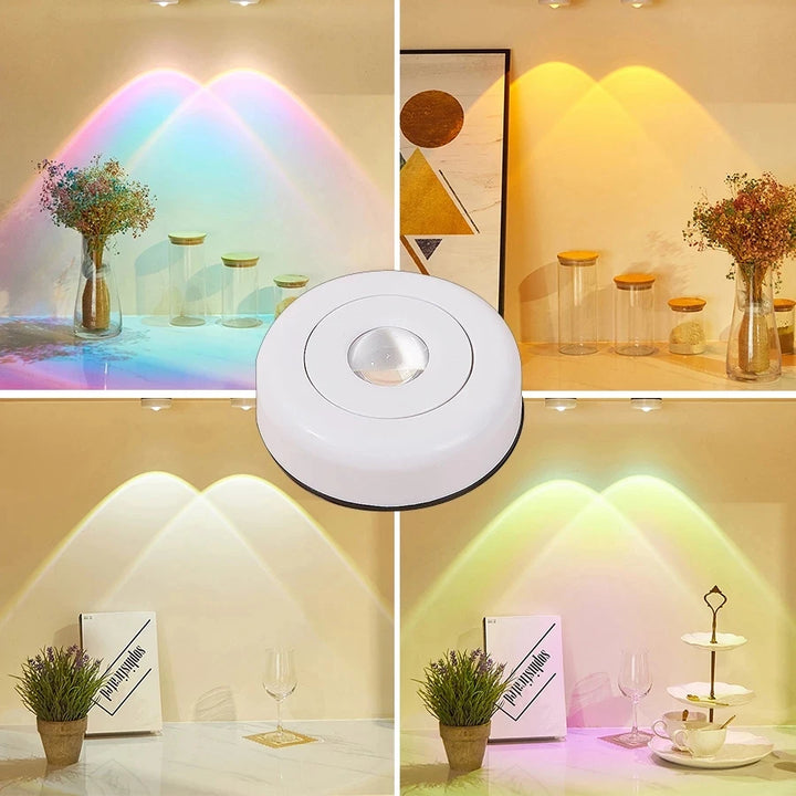 Luz noturna para decoração do quarto, Lâmpadas de parede, Iluminação para armário e armário, Decoração do quarto, Touch Sunset Lamp, Gabinete Ambient Night Light by Casa Perfeita