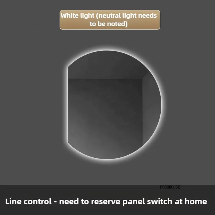 Nordic inteligente espelhos de banho bacia de lavagem de banheiro fixado na parede espelhos de banheiro anti-nevoeiro espelho de vestir hotel espelho decorativo by Casa Perfeita