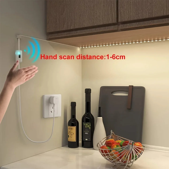 Fita LED Inteligente c/ Sensor de Gestos e Dimmer USB | Luz para Armários e Cozinha
