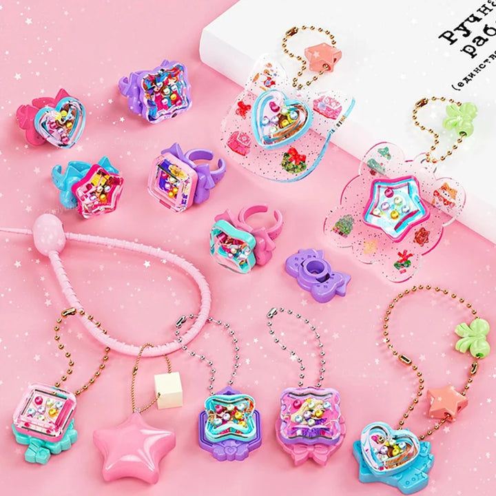 Kit Joias Mágicas 3D DIY Anéis Chaveiro Criativo Para Todos