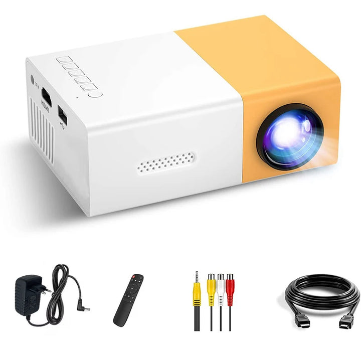Projetor Ultra HD Doméstico 4K - Cinema em Casa para Quarto e Sala