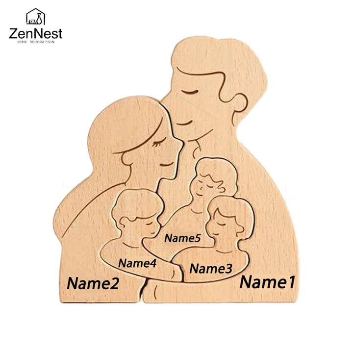 Quebra Cabeças Personalizados de Madeira para Casa Presentes