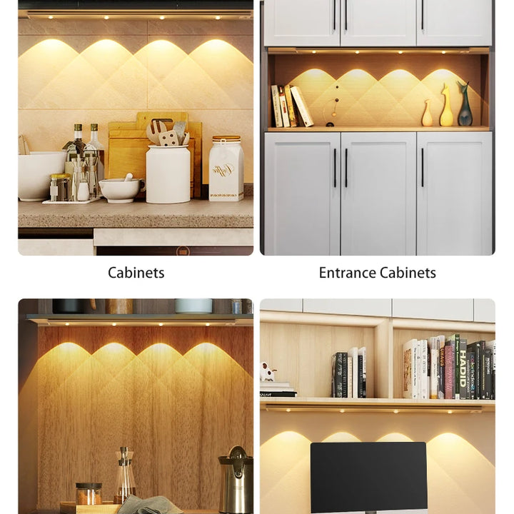 Luz LED com Sensor de Movimento Ultra Fina e Sem Fios: Iluminação Inteligente e Versátil para Cada Canto da Sua Casa!