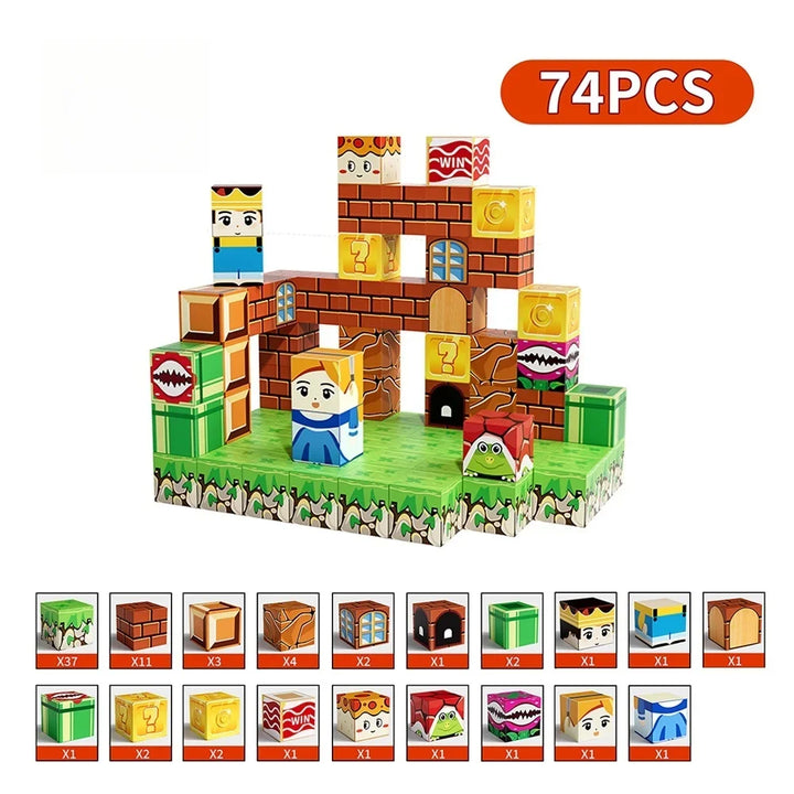 Brinquedos Sensoriais De Haste Magnética Construtivo Mundial