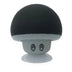 Bonito dos desenhos animados bluetooth alto-falante forma de cogumelo atualizado ventosa mini alto-falante à prova de poeira presente de aniversário para crianças