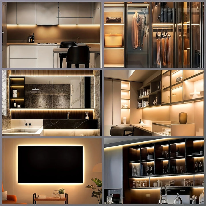 Fita LED Inteligente c/ Sensor de Gestos e Dimmer USB | Luz para Armários e Cozinha