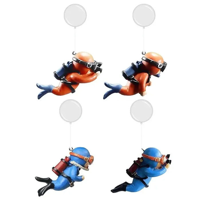 Enfeites De Aquário Mergulhador Paisagem Para Aquaristas