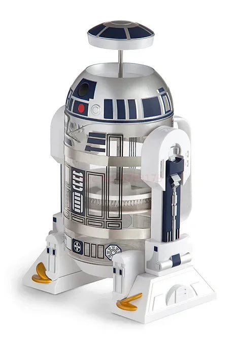Moka R2D2 Manual Inox 960ml Ideal Para Escritório Star Wars