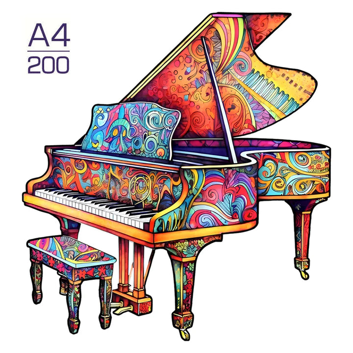 Guitarra De Madeira Quebra Cabeças 3D Educativa Infantil