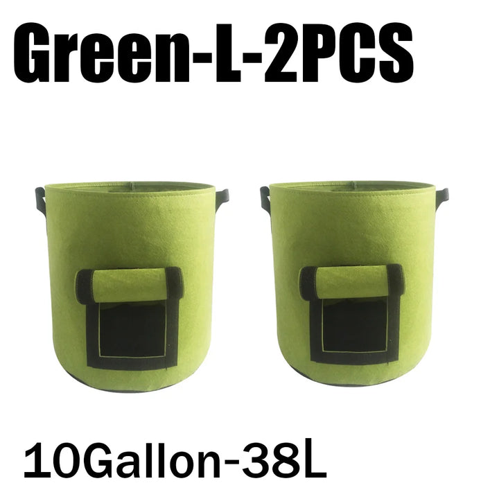 Planta de Feltro Crescer Sacos, Tecido não tecido, Garden Potato Pot, Estufa Vegetal Growing Bags, Hidratante, Ferramentas verticais, 3 estilos by Casa Perfeita