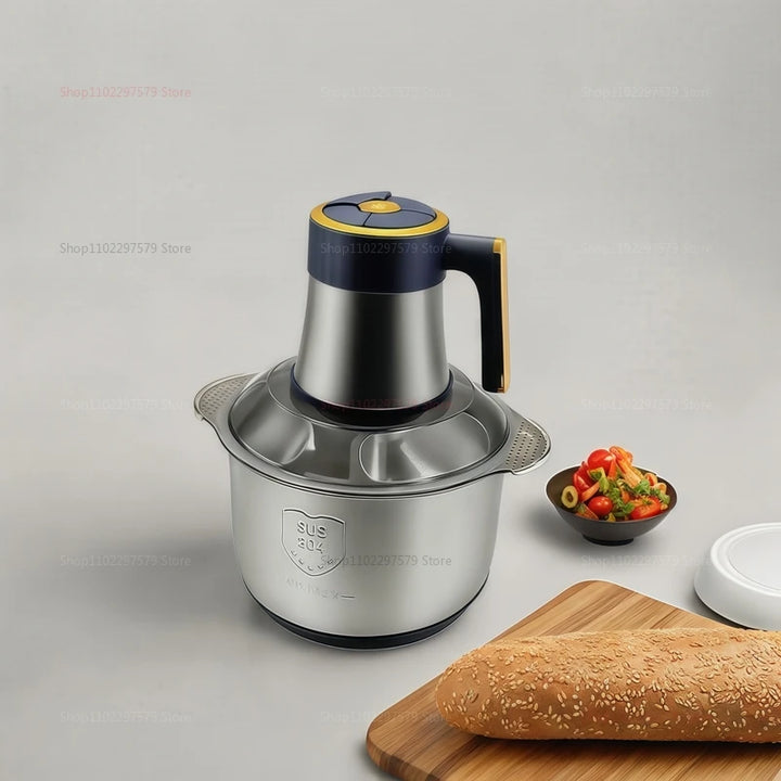 Moedor De Carne Elétrico 5L Inox LISM Versátil Para Casa