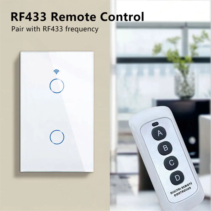 Interruptor Inteligente WiFi SEM FIO NEUTRO | Touch LED | Alexa e  Google Home
