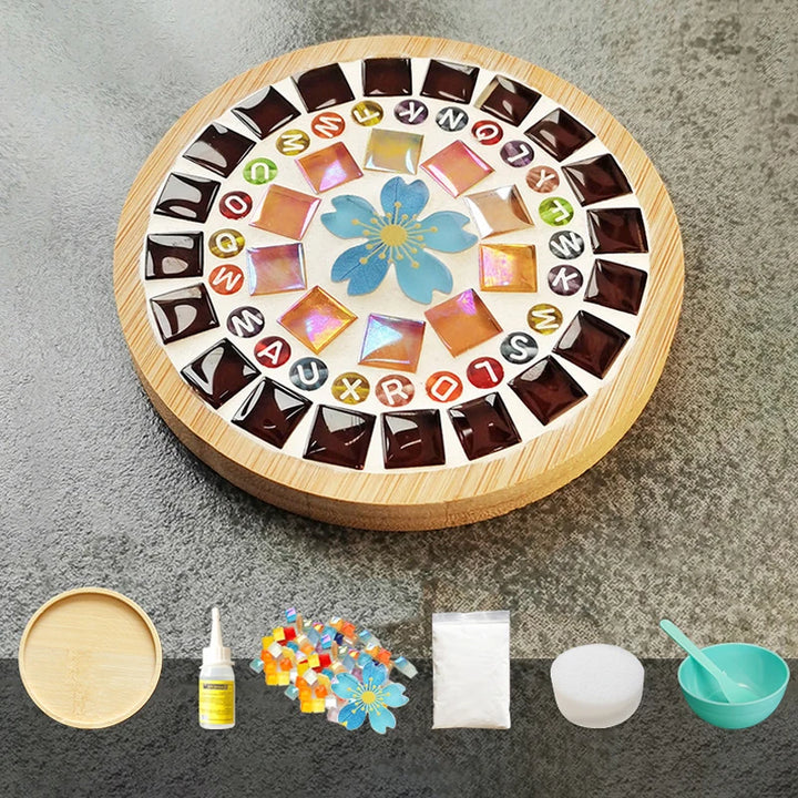 Tapete de Copos Mosaico Bambu Feito KittenBaby Infantil