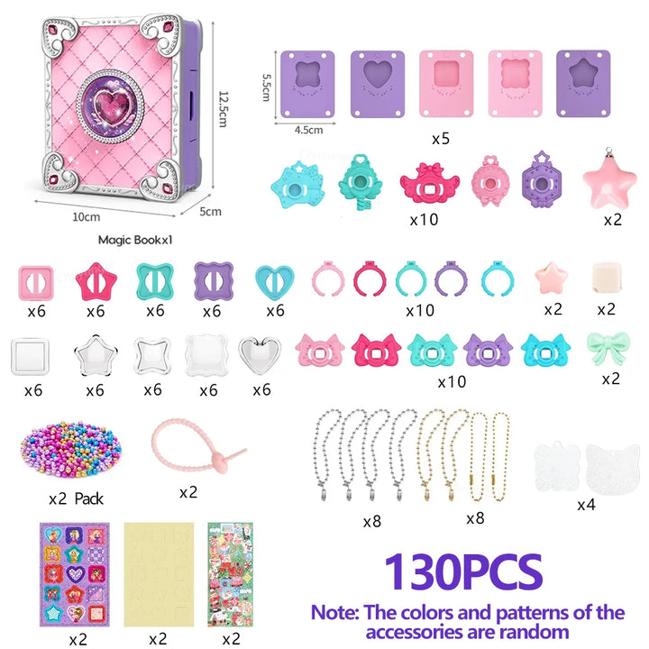 Kit Joias Mágicas 3D DIY Anéis Chaveiro Criativo Para Todos