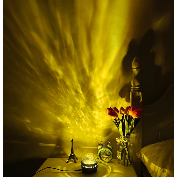 Céu estrelado galáxia lâmpada projetor led night light controle remoto som ativo 5v carregamento usb 7 modos para crianças quarto festa decoração