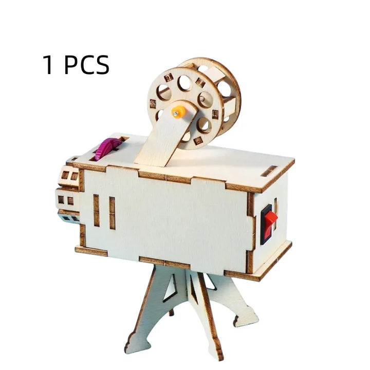 Kit Didático De Madeira Para Projetos Científicos Infantis