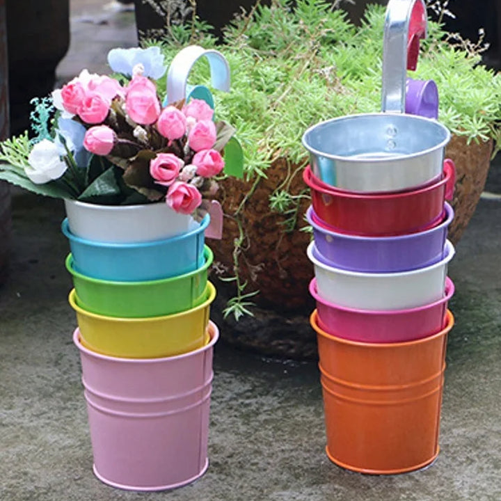10 vasos de ferro pastoral para varanda