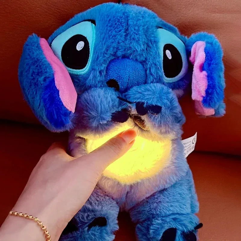 Pelúcia Stitch Respirando com Música e Luz - Brinquedo Acalma Bebê Disney by Casa Perfeita