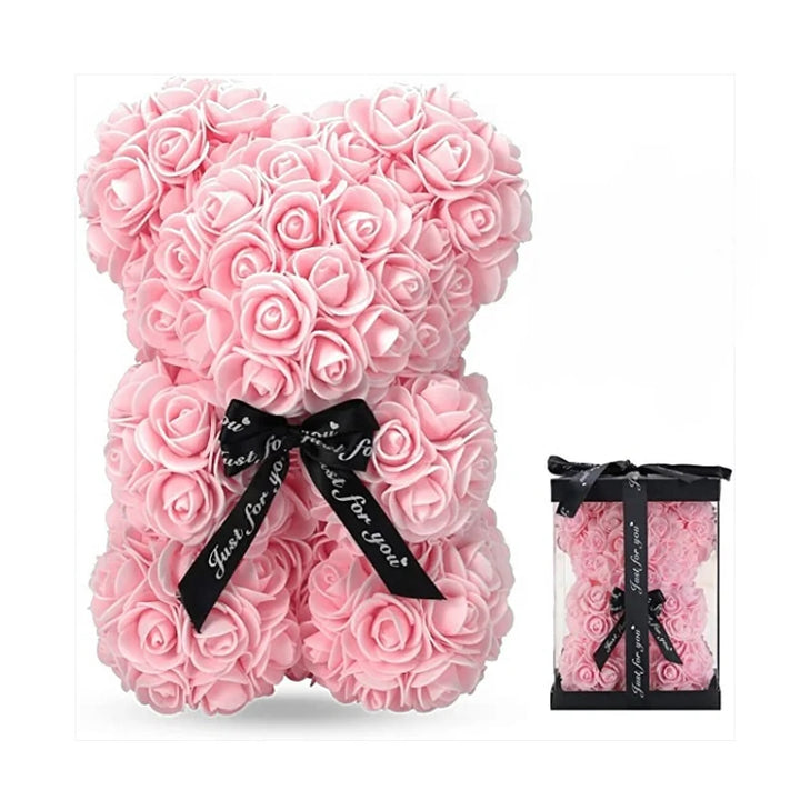 Urso Rosa Caixa Romântica Presente Dia Dos Namorados