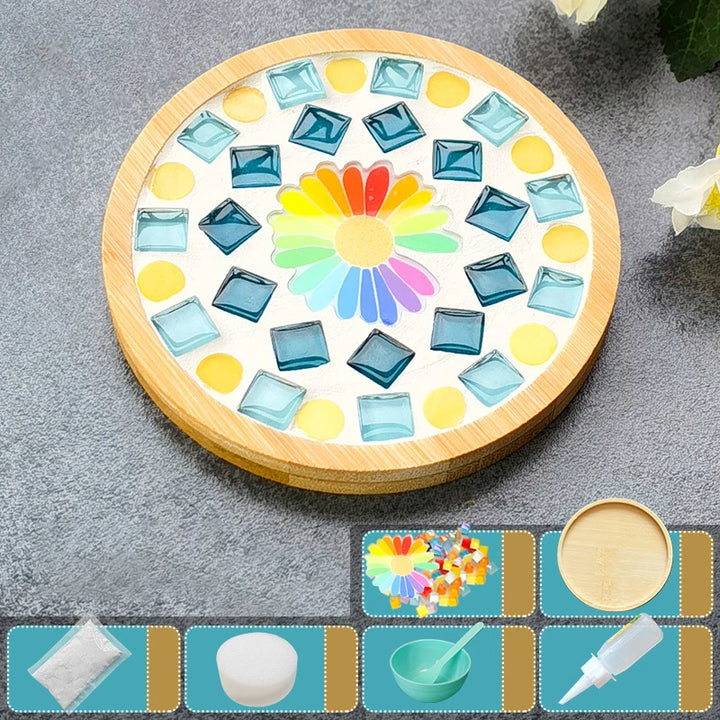 Tapete de Copos Mosaico Bambu Feito KittenBaby Infantil