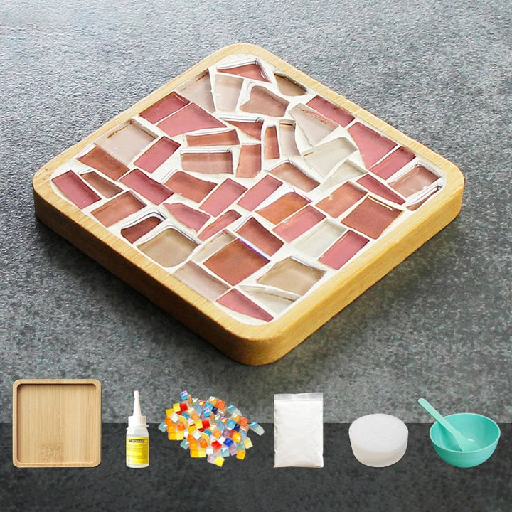 Tapete de Copos Mosaico Bambu Feito KittenBaby Infantil