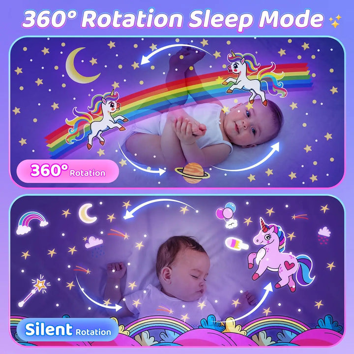 Projetor Luz Noturna Infantil Bluetooth Estrelas 21 Filmes