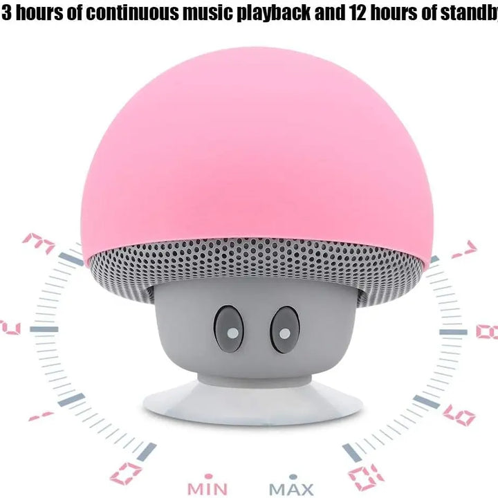 Alto-falante bluetooth sem fio de alta qualidade, subwoofer de alcance sem fio de 30 pés com ventosa, adequado para ciclismo, piquenique ao ar livre by Casa Perfeita