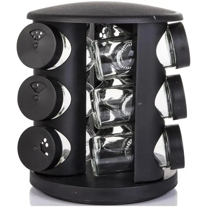 Conjunto Porta Tempero de Vidro Brinox 10 Peças Organiza