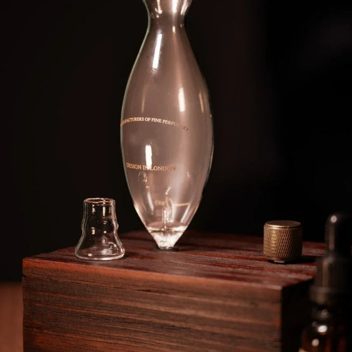 Difusor Nebulizador de Óleos Essenciais Puro e Sem Água | Design Madeira e Vidro