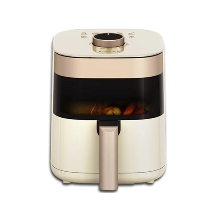 Fritadeira de ar - Fritadeira de grande capacidade de 5L para uso doméstico, máquina de cozimento inteligente, fritadeira elétrica multifuncional, forno