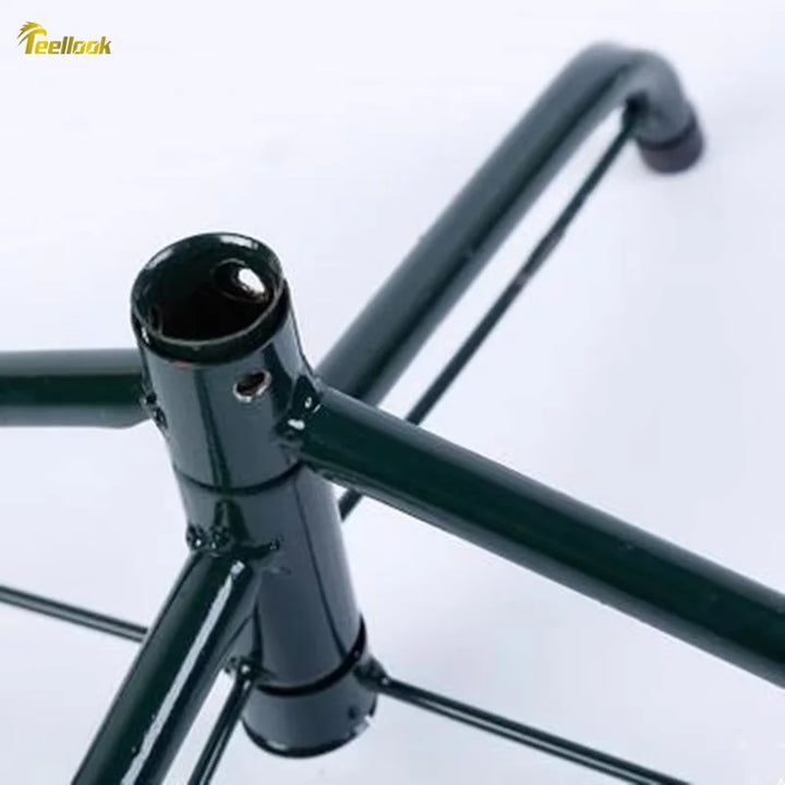 Árvore Natal Prata Luz Fibra