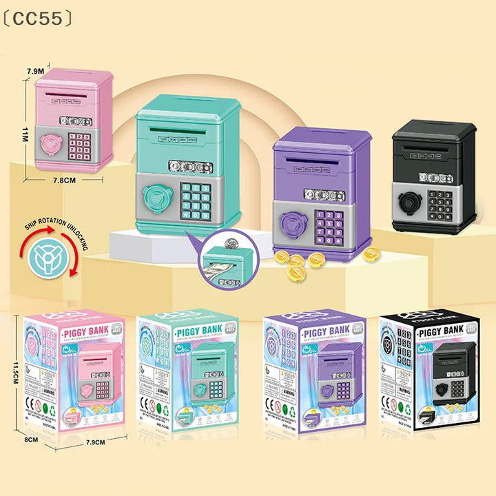 Cofrinho Infantil Mini Menina Caixa Armazenamento Brinquedo