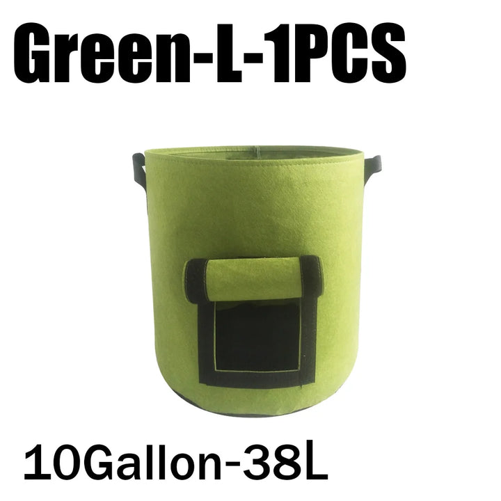 Planta de Feltro Crescer Sacos, Tecido não tecido, Garden Potato Pot, Estufa Vegetal Growing Bags, Hidratante, Ferramentas verticais, 3 estilos by Casa Perfeita