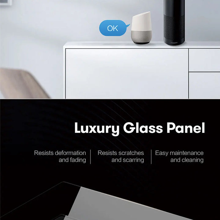 Interruptor Inteligente WiFi SEM FIO NEUTRO | Touch LED | Alexa e  Google Home