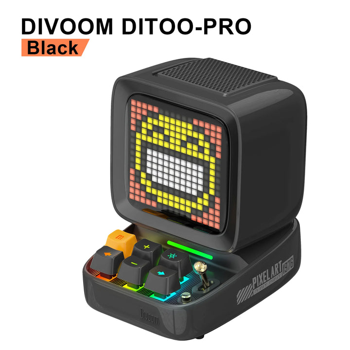 Divoom Ditoo Pro Alto Falante Bluetooth Portátil LED Desk