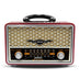 Rádio Portátil Madeira Retro Bluetooth Alto Falante FM Casa