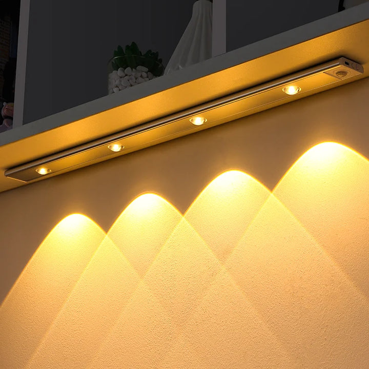 Luz LED com Sensor de Movimento Ultra Fina e Sem Fios: Iluminação Inteligente e Versátil para Cada Canto da Sua Casa!