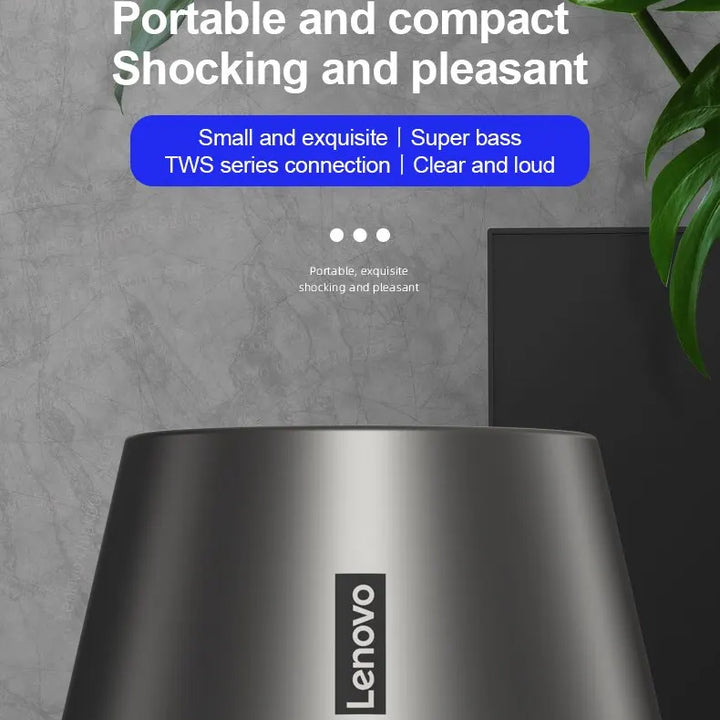 Original lenovo k3 pro bluetooth v5.0 alto-falante grande áudio com som de graves profundos ao ar livre soundbox música portátil acampamento alto-falante
