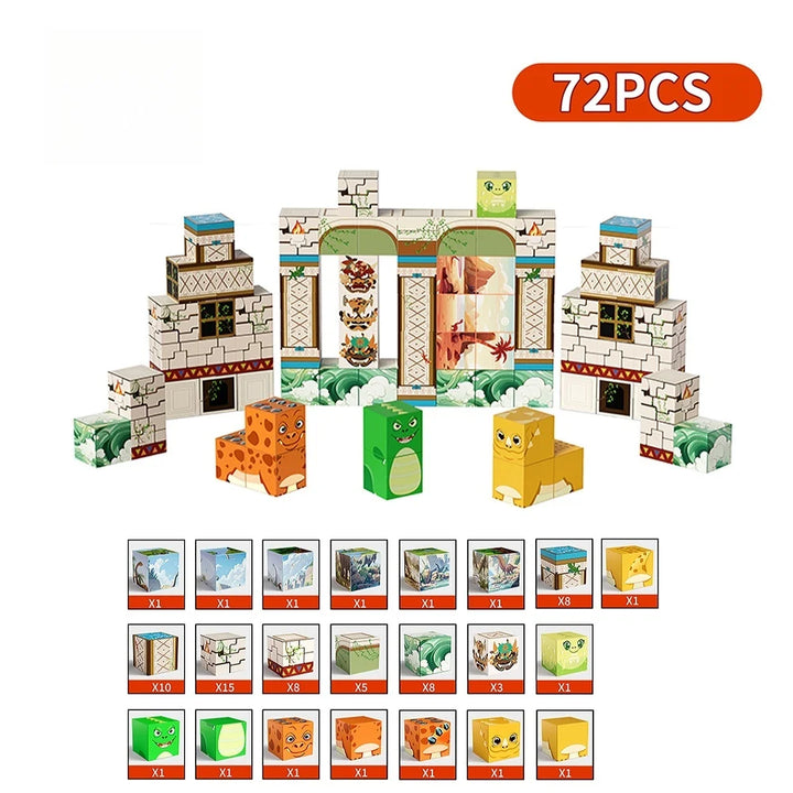 Brinquedos Sensoriais De Haste Magnética Construtivo Mundial