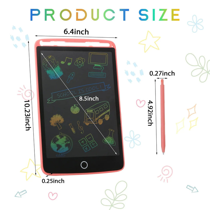 Prancheta Eletrônica LCD Infantil Brinquedo Educativo