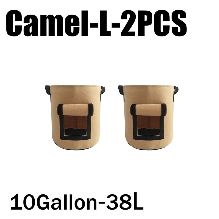 Planta de Feltro Crescer Sacos, Tecido não tecido, Garden Potato Pot, Estufa Vegetal Growing Bags, Hidratante, Ferramentas verticais, 3 estilos by Casa Perfeita