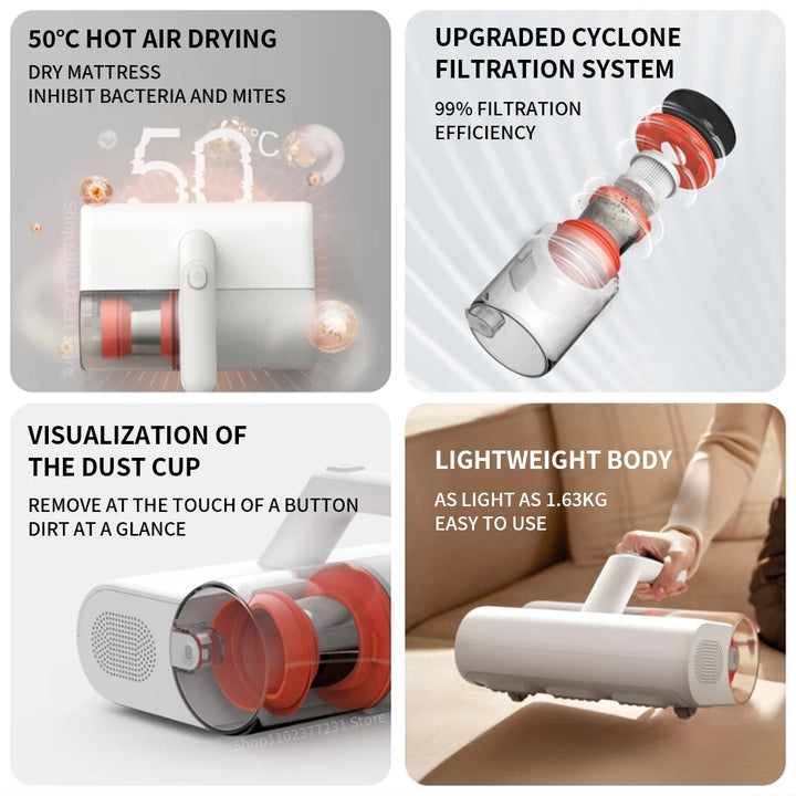 Xiaomi Mijia Mite Remover 2 Para Cama Esterilização UV