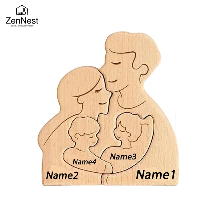 Quebra Cabeças Personalizados de Madeira para Casa Presentes