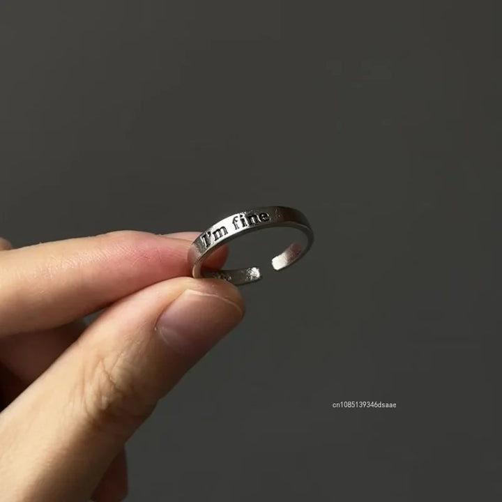 Anel Handprint Design Exclusivo Unissex Casal